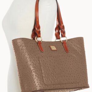 Dooney & Bourke Textured Brown Tote
